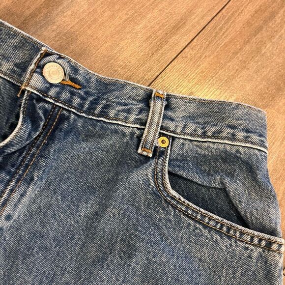 Levi’s 550‎ Light Blue Denim Cut Off Shorts Women 14 - Picture 2 of 7